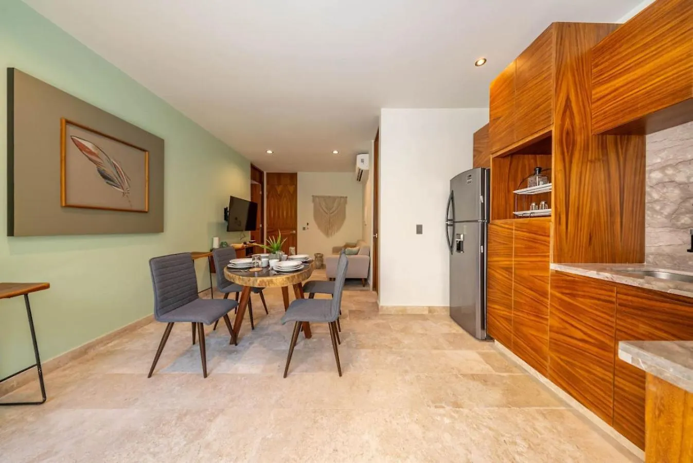 Apartment 2 Bedroom With Direct Walk-Out To Pool, Sauna, And Gym Tulum Mexico